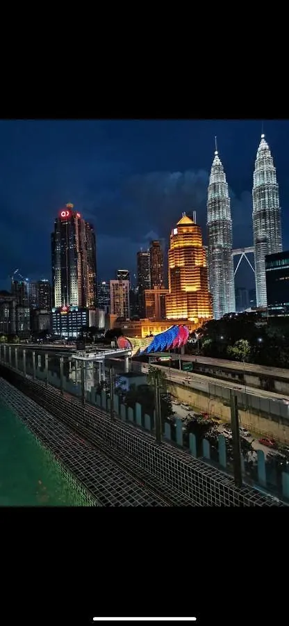 Apartment Legasi Kg Baru Studio Suite View Saloma Bridge, Klcc, Kuala Lumpur Malaysia